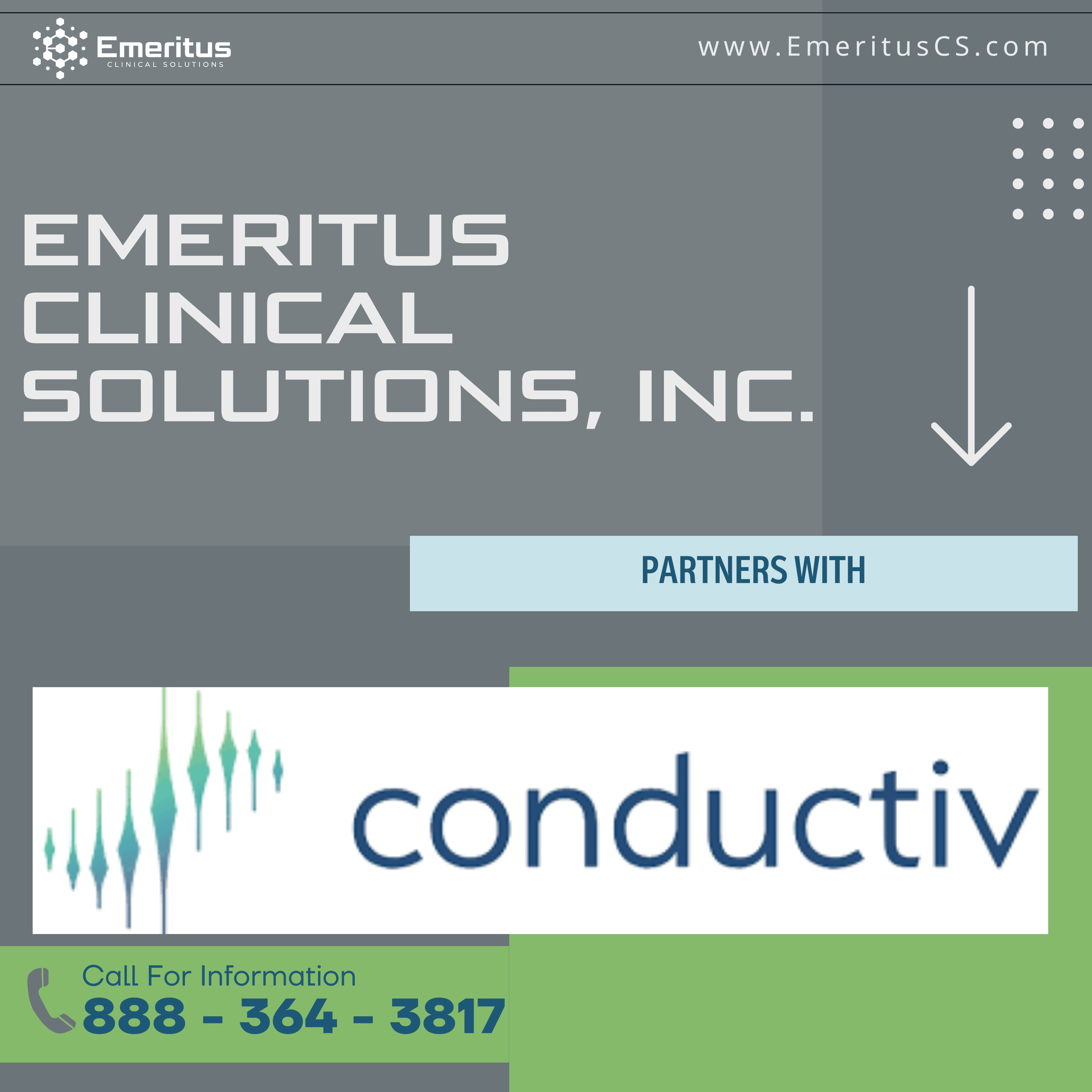 Emeritus Partners with Conductiv as a Preferred Provider for Hospital Bed and Stretcher Services